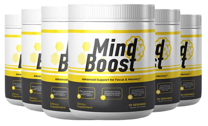 Mind Boost Supplement Bottle